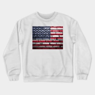 USA Flag Crewneck Sweatshirt